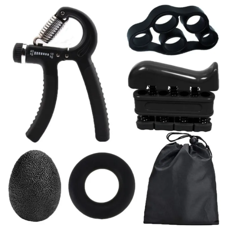Juego de agarres de fitness cinco en uno