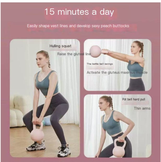 Pesa Rusa para Fitness en Casa - Mujer